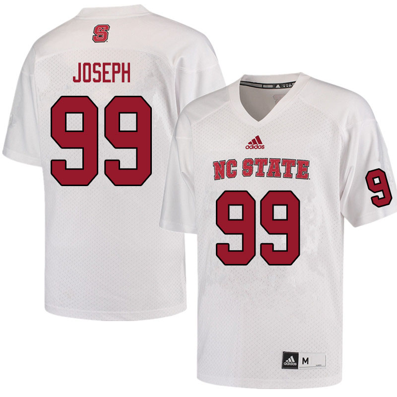 Men #99 Daniel Joseph NC State Wolfpack College Football Jerseys Sale-White - Click Image to Close